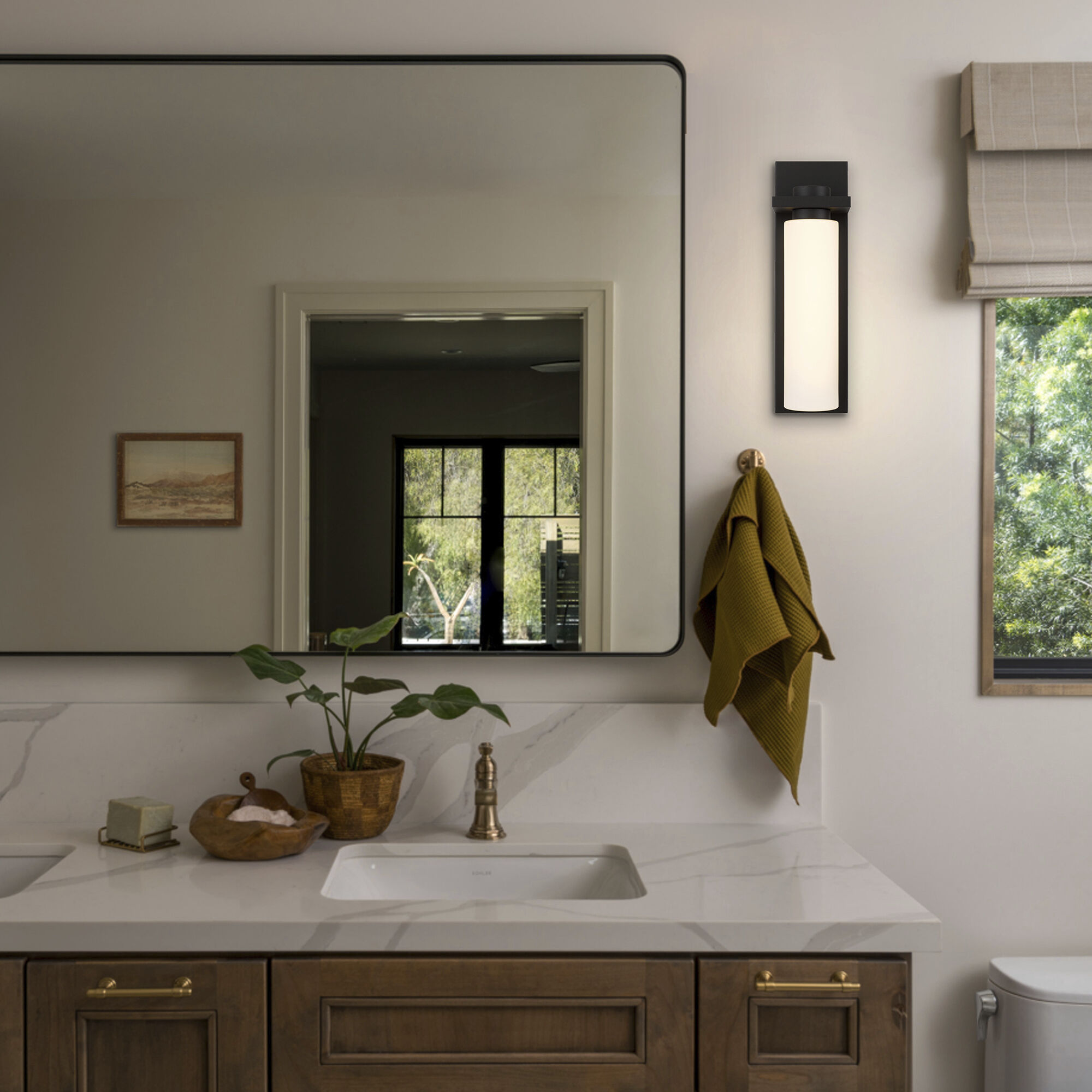 Kast LED 19 inch Dark Bronze Outdoor Wall Sconce